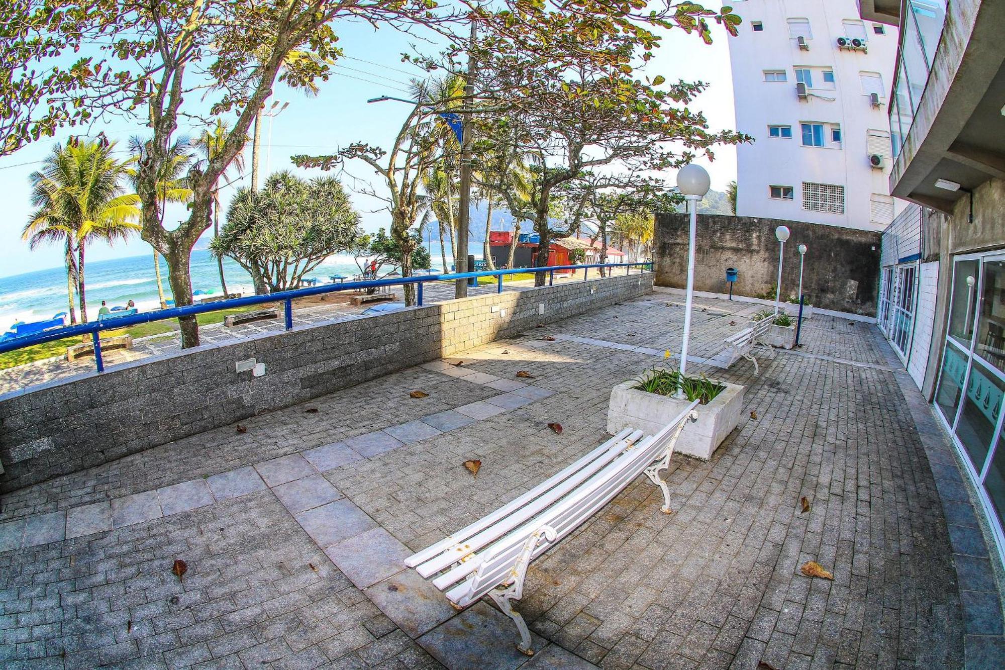 1E-Pe Na Areia Da Praia Do Tombo, 3 Quartos, Ar Cond, 2 Banheiros+Roupas De Cama Guaruja Ngoại thất bức ảnh