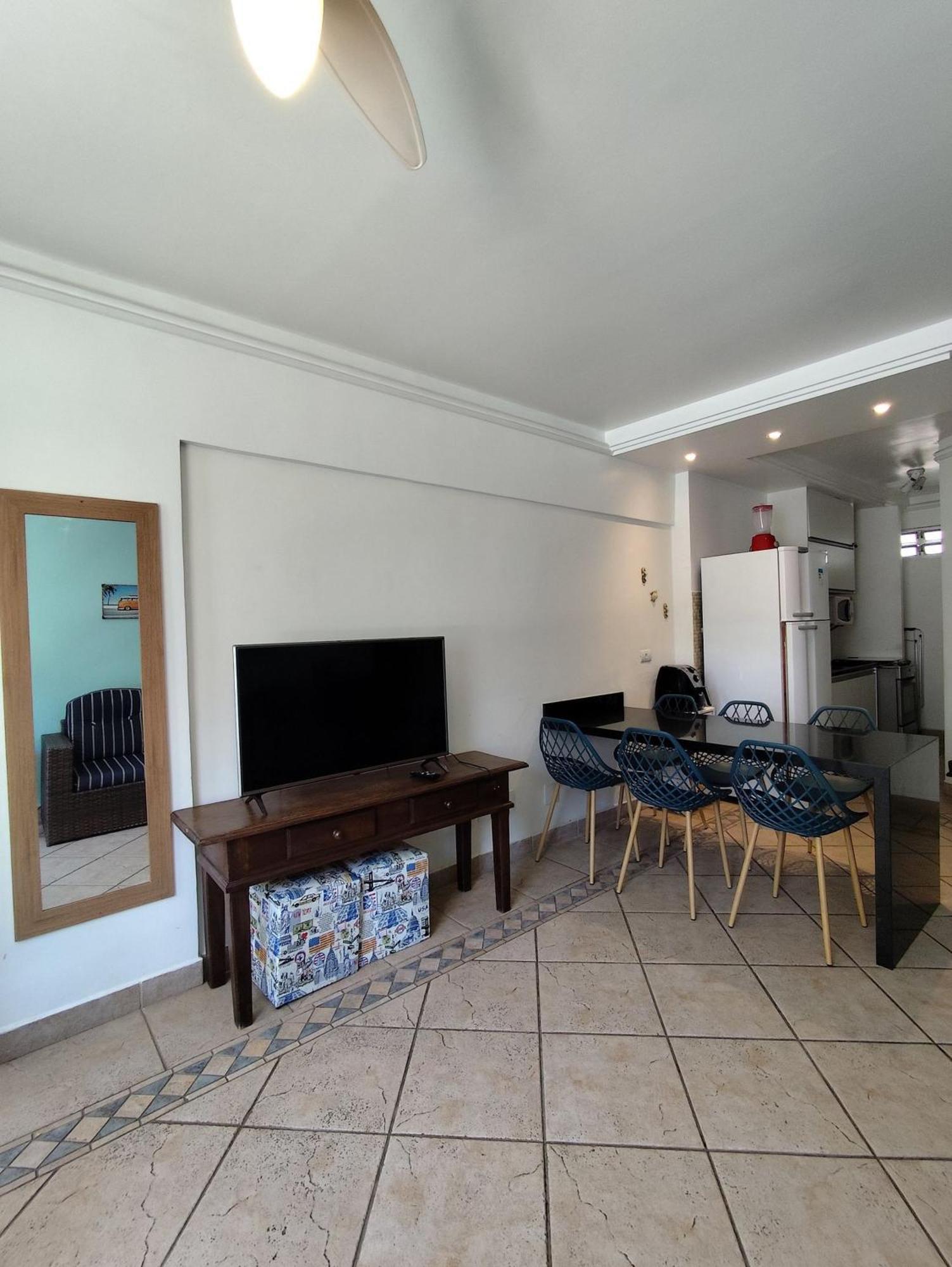 1E-Pe Na Areia Da Praia Do Tombo, 3 Quartos, Ar Cond, 2 Banheiros+Roupas De Cama Guaruja Ngoại thất bức ảnh