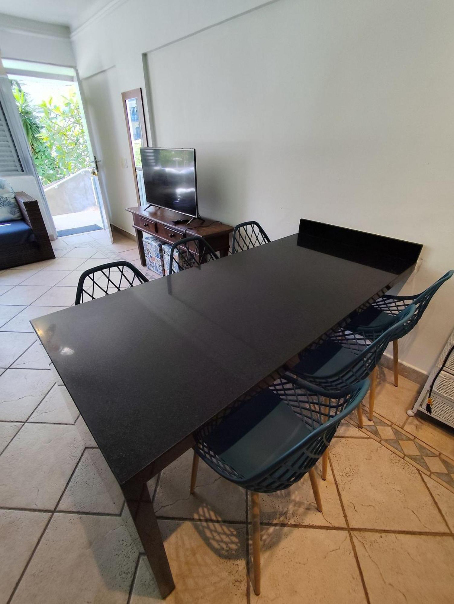 1E-Pe Na Areia Da Praia Do Tombo, 3 Quartos, Ar Cond, 2 Banheiros+Roupas De Cama Guaruja Ngoại thất bức ảnh